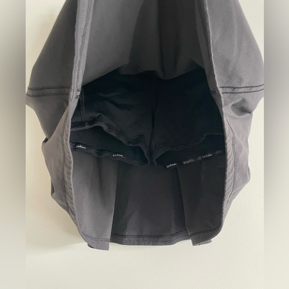 🍋Lululemon Pace Rival Mid-Rise Tennis Skirt in Black - Picture 10 of 12